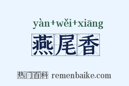 燕尾香是什么意思的图片